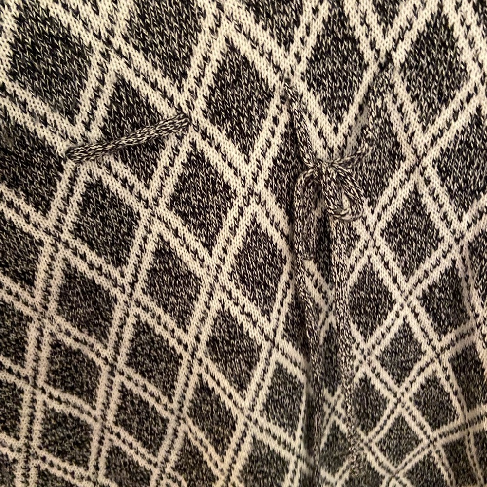 Chic Cowl Neck Sweater in Gray and Cream By Derek Love - Picture 5 of 13
